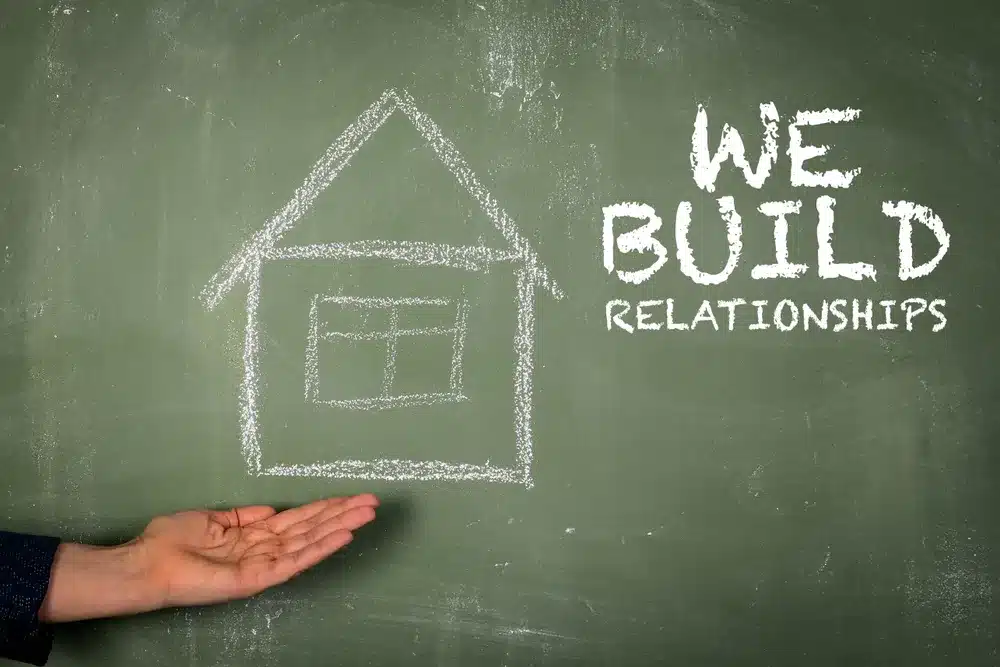 we build relationships with customer satisfaction